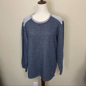EUC✨Tommy Bahama Grey Blue Scoop Neck Sweatshirt Pullover😍